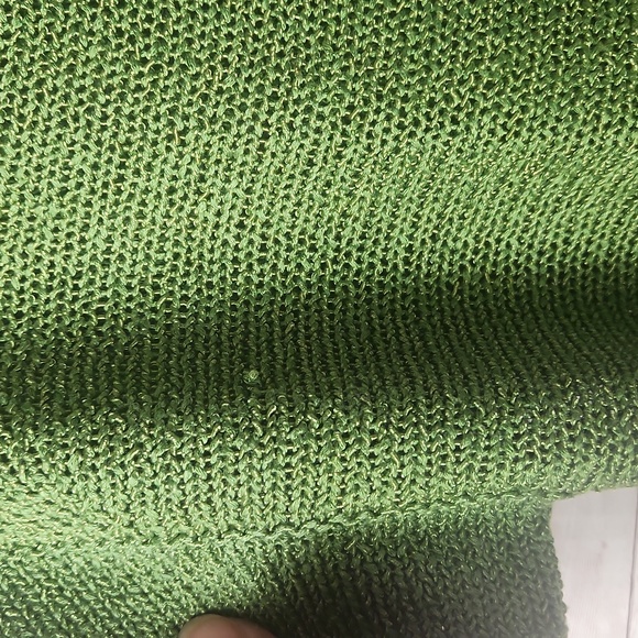 Olive Green Women's Knit Top - Picture 4 of 5